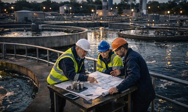 Arbejde i kloak- eller pumpestationer