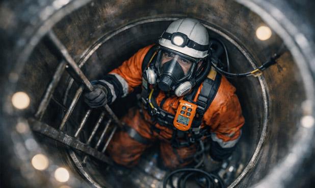 Inspektion i lukkede brønde og kamre