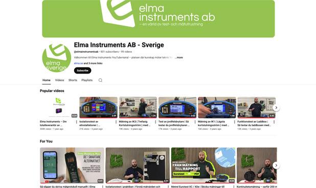 Elma på YouTube