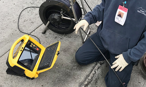 Rørål med drejehoved kamera