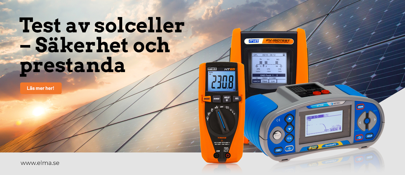 Test av solceller – Säkerhet och prestanda