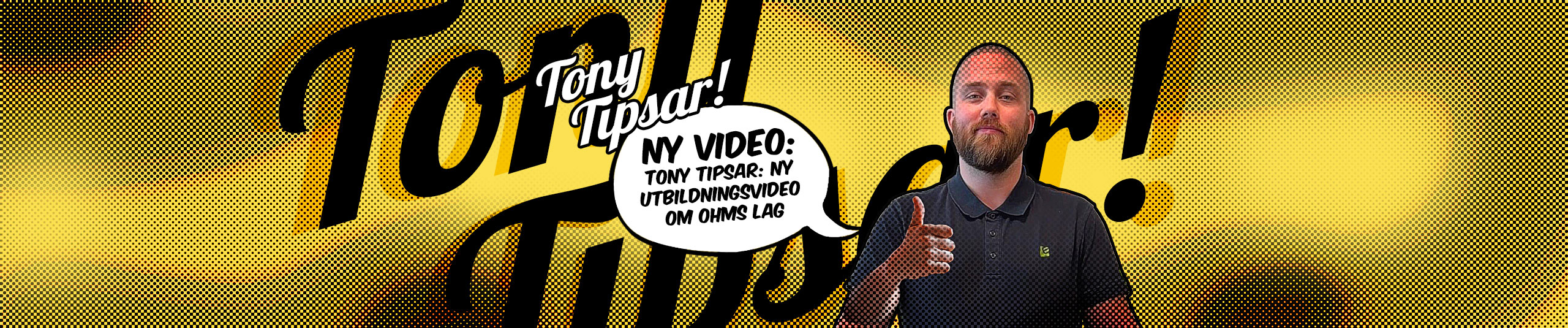 Tony Tipsar: Ny utbildningsvideo om Ohms lag