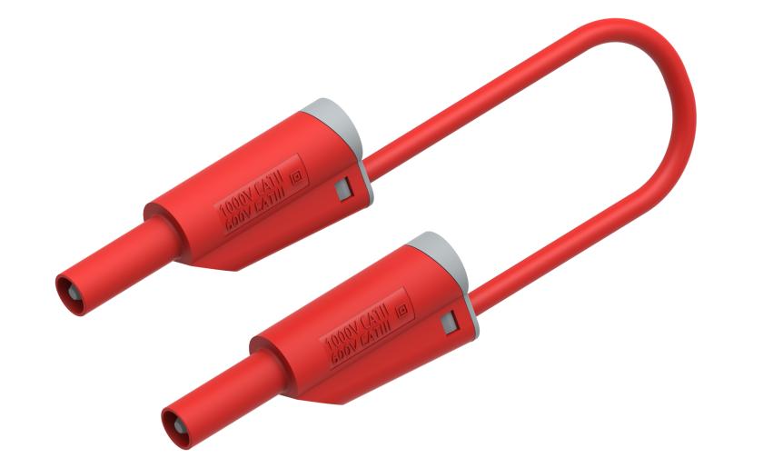 Testledning - 2711, 50cm röd