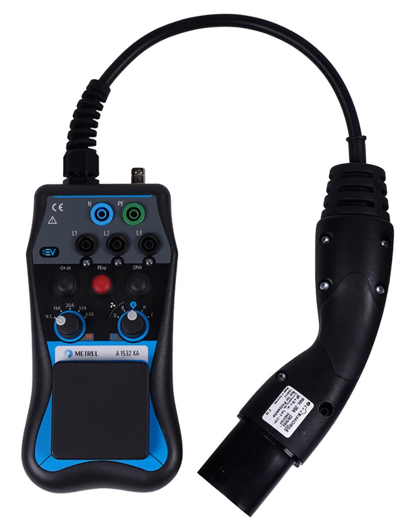 Metrel A1532XA EVSE adapter m. felsimulering/lastmöjlighet