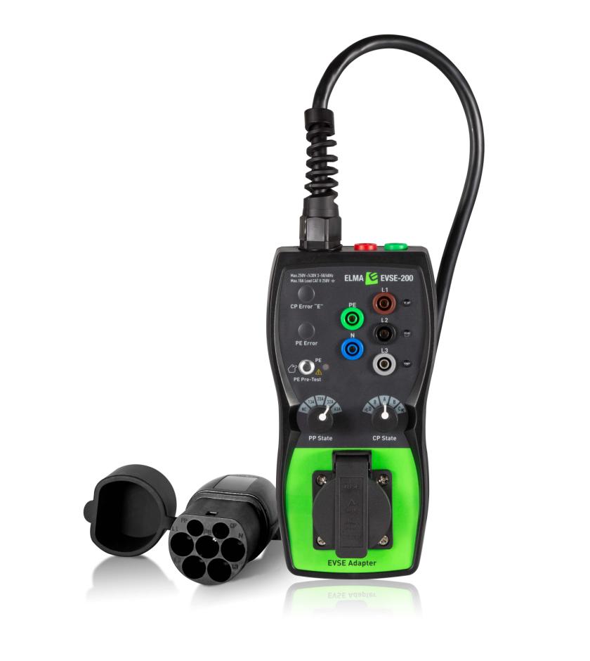Elma EVSE-200 type 2 adapter
