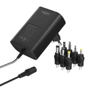 Netadapter, universalstrømforsyning 3-12VDC, max 18W