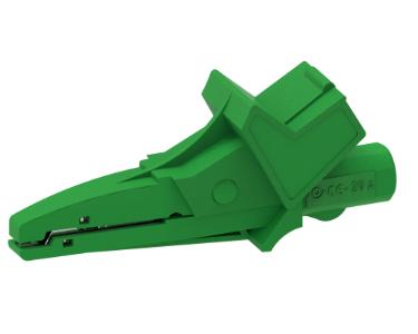 Krokodilklämma, Typ 5004 Grön