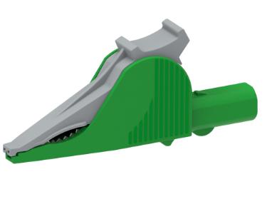 Krokodilklämma - Typ 5066, ø32mm tångvidd-Grön